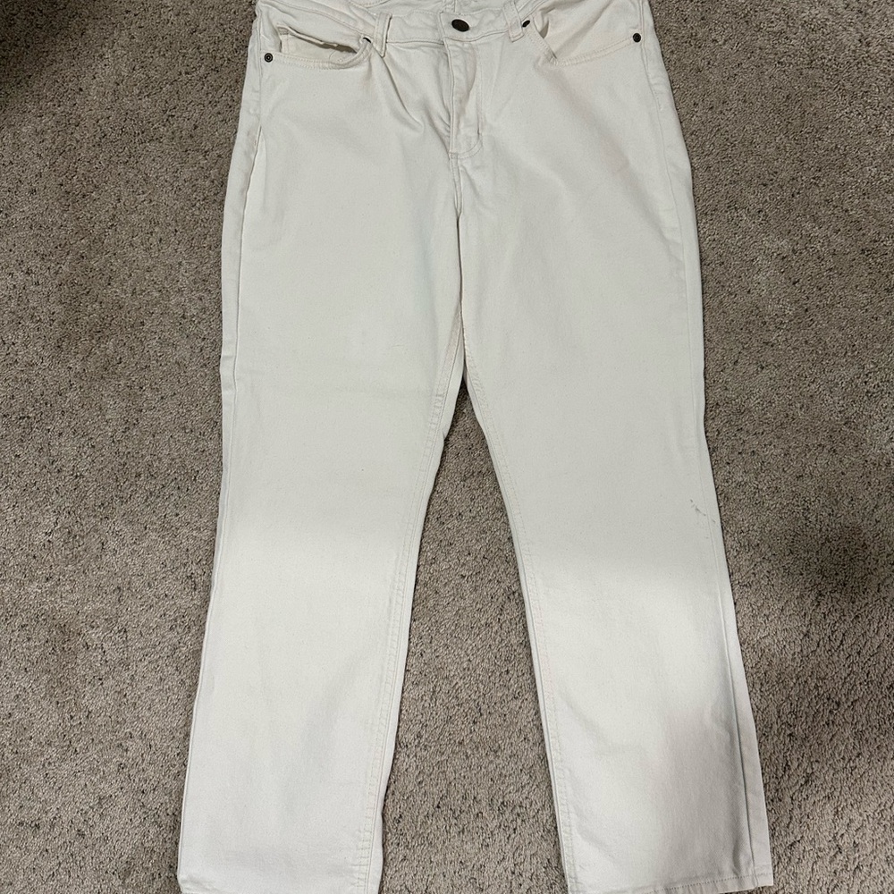 Lee Women’s Off-White Straight Jeans